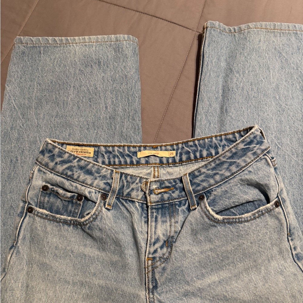 Levi's Light Blue Straight Leg Jeans